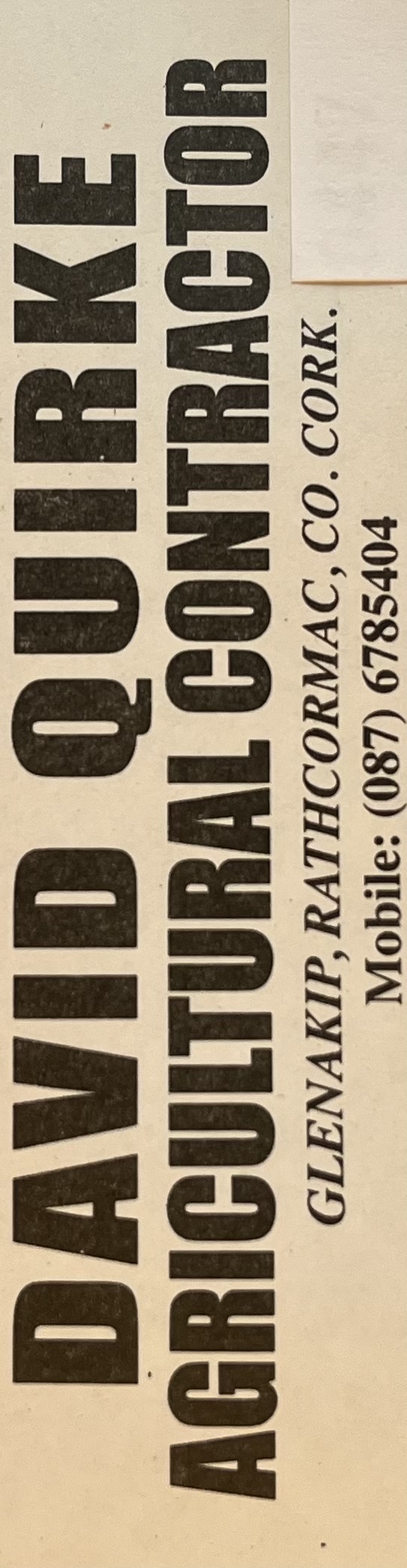 David Quirke Plant Hire Ltd